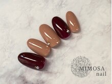ミモザネイル(MIMOSA Nail)/ボルドーネイル