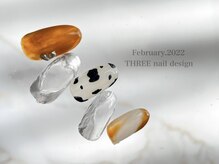 スリー(THREE)/Feb.2022/nail design