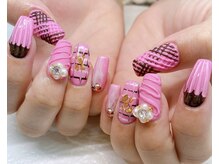 ソンリエ 青竹店(SONRiE)/ピンクバレンタインネイル