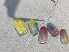 7、8月ニュアンス定額ネイル