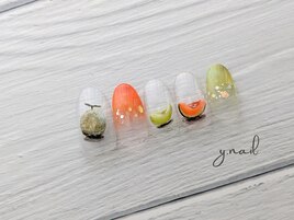 メロン２種ネイル