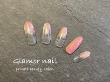 グラマーネイル(Glamor nail)/フレンチ×ゴールド