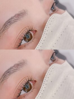 レーヴ バイ カリス(reve by Charis)の写真/まつ毛に優しいダメージレス次世代まつ毛パーマ!自まつ毛を生かしたナチュラルで洗練されたぱっちりeyeへ♪