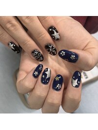 ダークカラー×シルバー