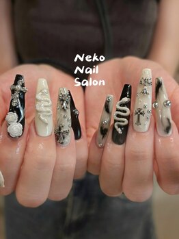 ネコ(Neko)/ロングネイル　個性派ネイル