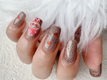 ネイルアイラッシュサロン ジョアアンジェ 難波店(joie ange)/ラブブ　キャラクターネイル