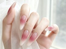 ニューネイル 池袋(NEW NAIL)/ほんのりピンクのチークネイル