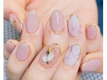 モチミィ(mochimy.)/＊大理石ネイル＊