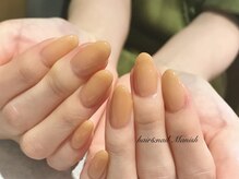 ヘアーアンドネイルマニッシュ(hair＆nail Manish)/ワンカラー・シアーキャラメル色