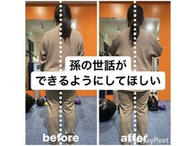 カワル整体 上通り院/孫の世話ができるように...