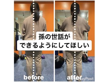 カワル整体 上通り院/孫の世話ができるように...