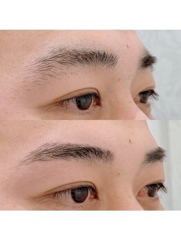 ビューティーベリッシモ(Beauty Bellissimo)の写真/【眉デザインWAX￥6800～】眉の悩みはプロにお任せ【メンズ大歓迎】お顔の印象は眉で決まる!