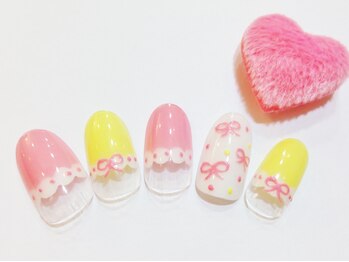 ネイルコレクション ピンク(Nail Collection Pink)/ジェル放題★りぼん・フレンチ