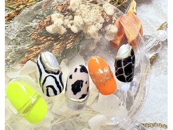 ジュアール(JuAR)/アニマル柄ネイル