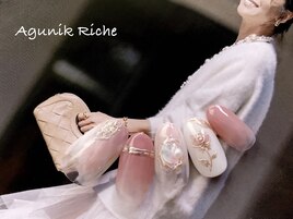 【薔薇ネイル】