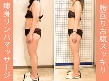 ミモザ鍼サロン(mimoza鍼サロン)/ビフォーアフター♪［痩身］