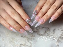 クリーク(CREEK)/クリアピンクオーロラシーグラス