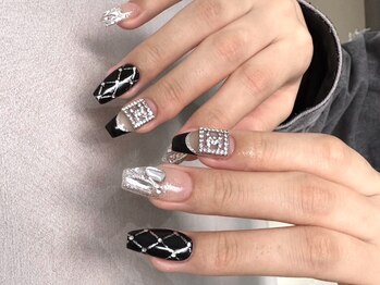 グレイス(GRACE)/French×キルティングネイル