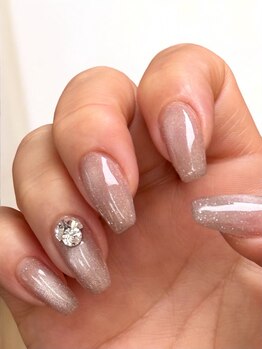 ミムネイル(mim nail)の写真/【我孫子駅より徒歩5分】思わず見惚れる指先へ。透明感×上品デザインで「褒められネイル」を叶える♪