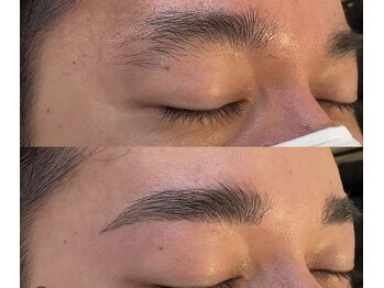 アース 稲毛海岸店(HAIR & MAKE EARTH)/眉毛の毛流れ改善には！HBL!