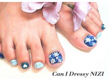 キャンアイドレッシー ニジ(Can I Dressy NIZI)/フットネイル/結晶/ハート