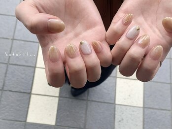 サトリネイルルーム 西宮北口(satori nail room)/淡めのkhaki〇