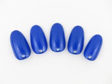 ネイルサロンディーバ 表参道店(Diva)/One color plus（根本ストーン）