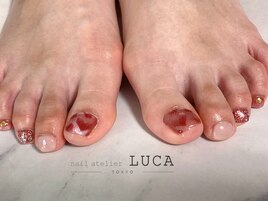 M-628 ハートマグネットネイル