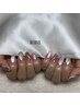 【HAND】上品で華やかに☆《マグネットネイル/フラッシュネイル》¥6600