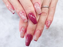 ネイルサロン シェル(Nail Salon SHELL)/秋チェックネイル☆
