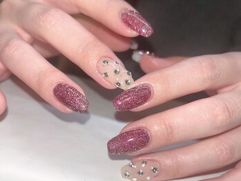 ジョアネイル(JOA Nail)/ストーン/フラッシュ/赤