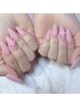 ワンカラーorラメグラ/パーツ2個プレゼント（スカルプ長さだし） ¥9900