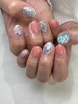 リジョイスヘア エン(REJOICE hair EN)/ayuri〈手描きアート〉