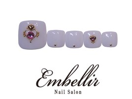 （343）フットハートネイル