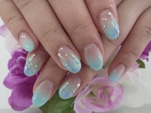 ディーネイル 四条烏丸(D-nail)/【川崎】キラキラグラデーション
