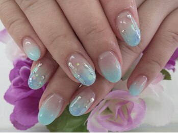 ディーネイル 四条烏丸(D-nail)/【川崎】キラキラグラデーション