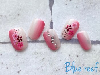 ネイルアンドまつげエクステ ブルーリーフ 四谷三丁目店(Blue Reef)/さくらネイル