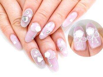 ネイルコレクション ピンク(Nail Collection Pink)/ジェル定額￥8990☆薔薇