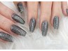HAND：ダイヤモンドフラッシュネイル 14,300円