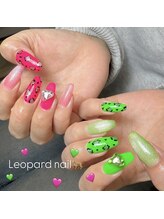 ビューティフルミー(Beautiful Me)/【Izumi】レオパードネイル