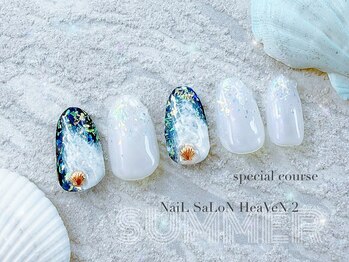 ネイルサロンヘヴン 国分店(Nail SaLoN Heaven)の写真/HeaVeN 2 は自店付け替えオフ無料!長く通える嬉しいサロンで、ナチュラル美爪をあなたに☆