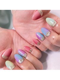 グラデーションネイル☆