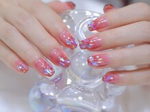 幻之花ネイル/ワンホンネイル