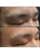 眉毛男子 新宿店/眉毛 Before/After