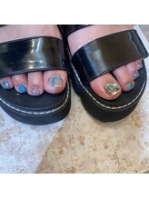 ヴィコ 名古屋栄(vico)/フットネイル/凹凸ネイル