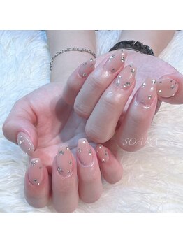 【nail】maogel×ストーン