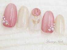 ラグジュアリー ネイルズ(Luxury Nails)/キュート*バラNail