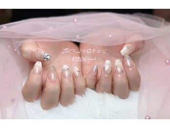 リボン 高田馬場(RIBON)/自爪アートやり放題*付け放題