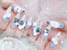 ベティネイル アイラッシュ(Betty Nail)/ちいかわフラッシュネイル
