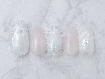 イエナネイル 都立大学(Yena Nail)/マーブル/ニュアンス/オーロラ